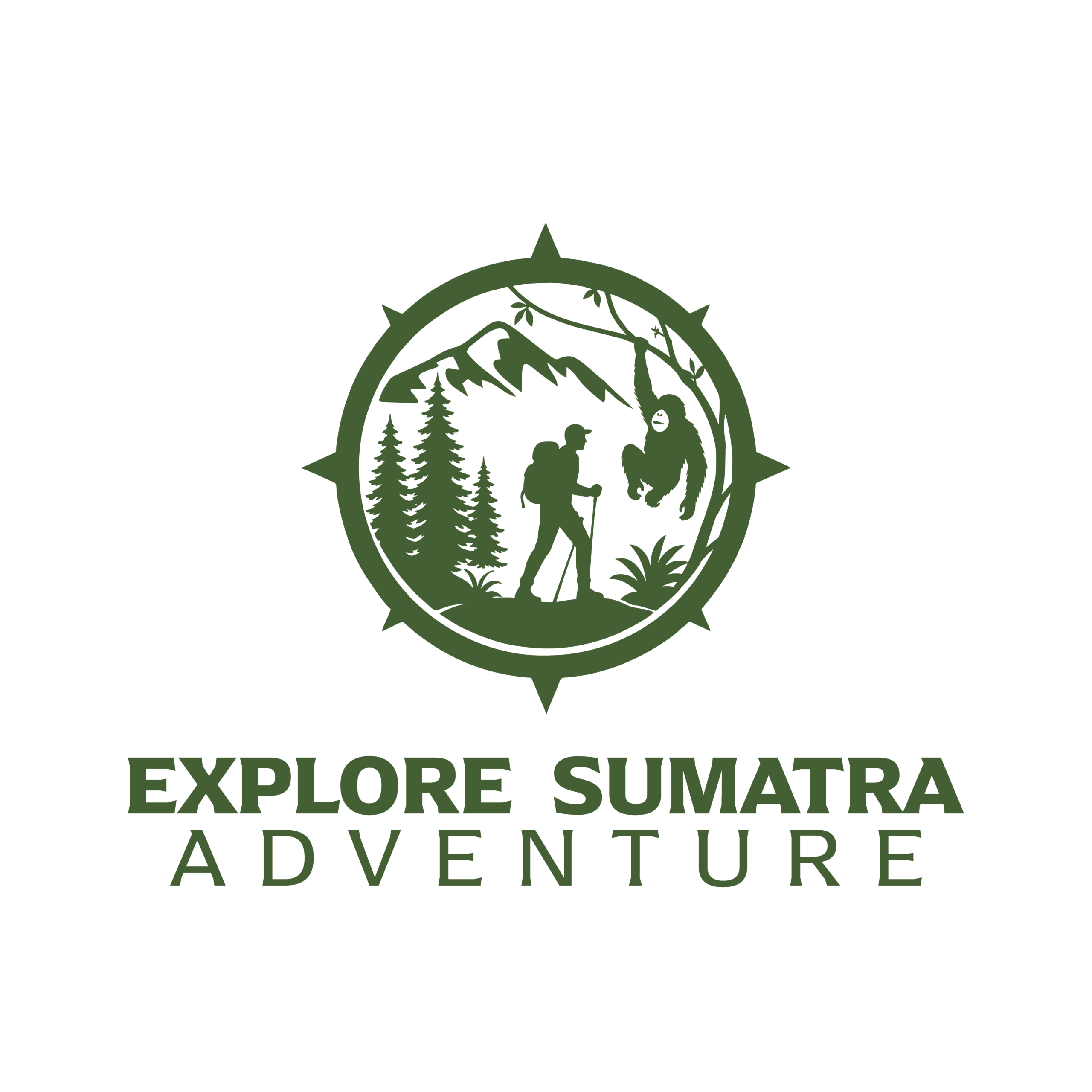 Explore Sumatra Adventure Logo - Jungle Trekking and Orangutan Tours in Bukit Lawang